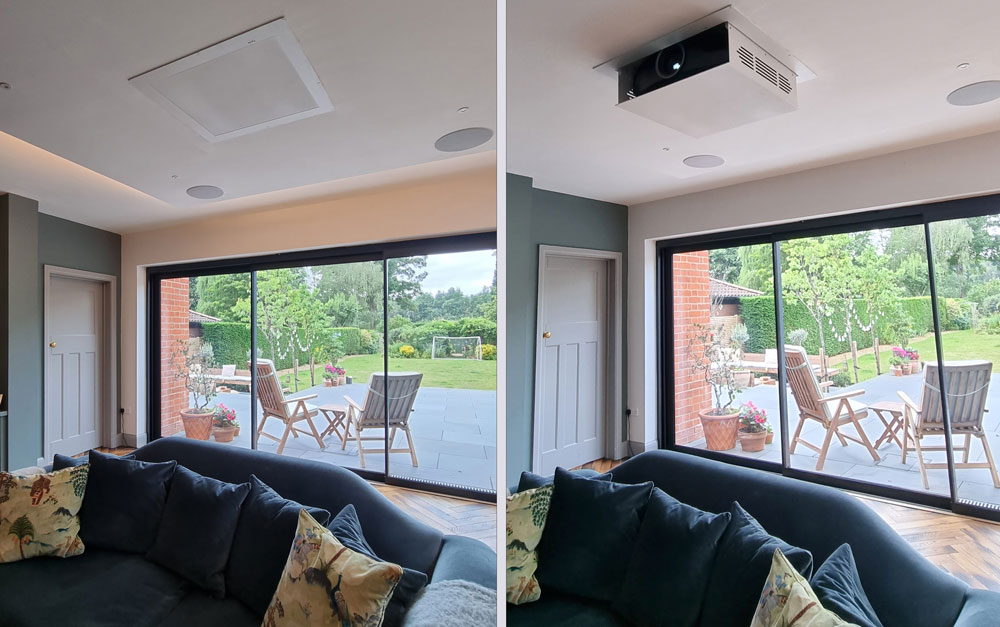 projector lift up and down